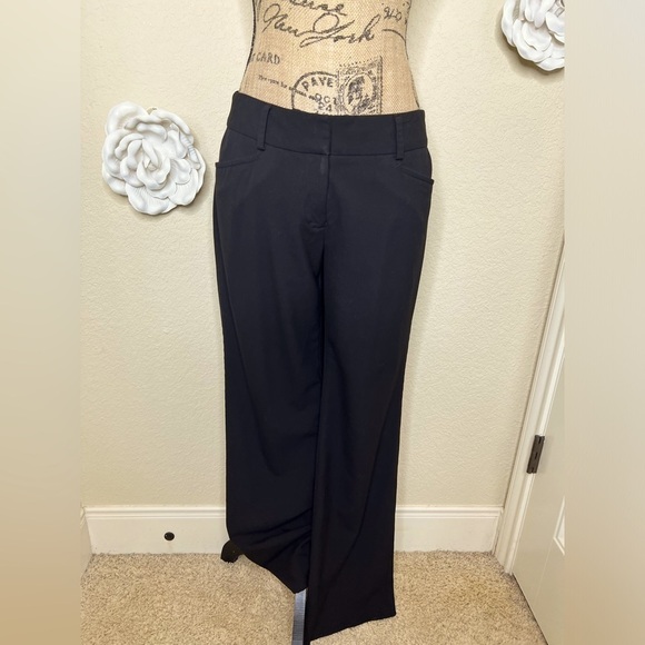 MICHAEL Michael Kors Black Gramercy Fit Trouser Pants Size 6 - Picture 1 of 13